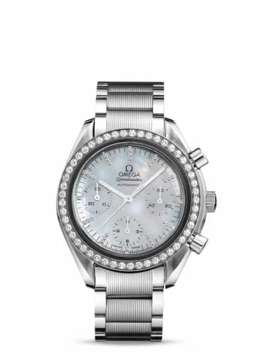 Omega Speedmaster Reduced Ladies Stainless Steel / Diamond / MOP / Bracelet 3535.77.00