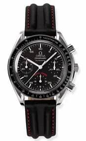 Omega Speedmaster Reduced Stainless Steel / Black / Strap / AC Milan 3810.51.41