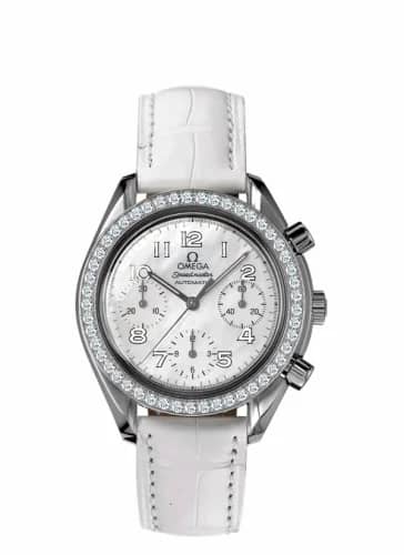 Omega Speedmaster Reduced Ladies Stainless Steel / MOP / Diamond / Grey 3815.70.36