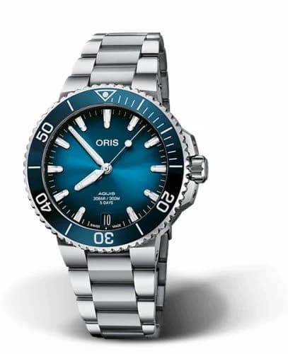 Oris Aquis Date Calibre 400 41.5 Stainless Steel / Blue / Bracelet 01 400 7769 4135-07 8 22 09PEB — фото часов Oris Aquis Date Calibre 400 41.5 Stainless Steel / Blue / Bracelet 01 400 7769 4135-07 8 22 09PEB — фото часов