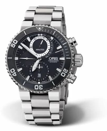 Oris Aquis Carlos Coste Chronograph Limited Edition - Cenote Series 01 674 7655 7184-Set — фото часов Oris Aquis Carlos Coste Chronograph Limited Edition - Cenote Series 01 674 7655 7184-Set — фото часов