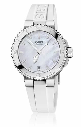 Oris Aquis Date 36 Stainless Steel / MOP / Rubber 01 733 7652 4151-07 4 18 31 — фото часов Oris Aquis Date 36 Stainless Steel / MOP / Rubber 01 733 7652 4151-07 4 18 31 — фото часов