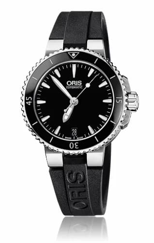Oris Aquis Date 36 Stainless Steel / Black / Rubber 01 733 7652 4154-07 4 18 34 — фото часов Oris Aquis Date 36 Stainless Steel / Black / Rubber 01 733 7652 4154-07 4 18 34 — фото часов