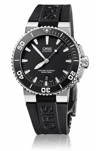 Oris Aquis Date 43 Stainless Steel / Black / Rubber 01 733 7653 4154-07 4 26 34EB — фото часов Oris Aquis Date 43 Stainless Steel / Black / Rubber 01 733 7653 4154-07 4 26 34EB — фото часов