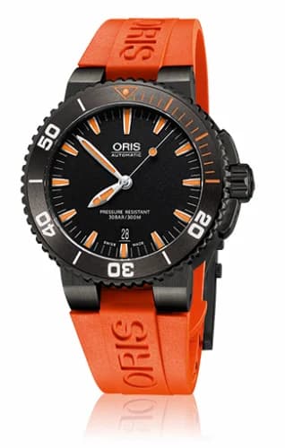 Oris Aquis Date 43 PVD / Black / Rubber 01 733 7653 4259-07 4 26 32GEB — фото часов Oris Aquis Date 43 PVD / Black / Rubber 01 733 7653 4259-07 4 26 32GEB — фото часов