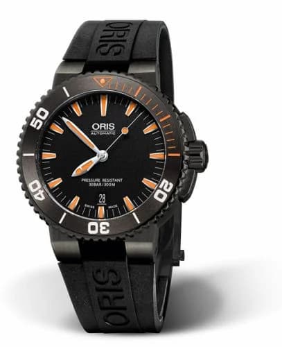 Oris Aquis Date 43 PVD / Black / Rubber 01 733 7653 4259-07 4 26 34GEB — фото часов Oris Aquis Date 43 PVD / Black / Rubber 01 733 7653 4259-07 4 26 34GEB — фото часов