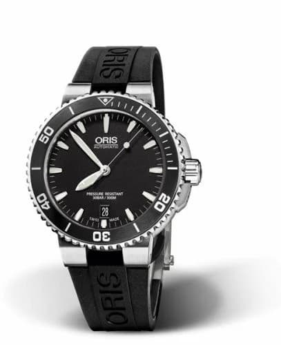 Oris Aquis Date 40 Stainless Steel / Black / Rubber 01 733 7676 4154-07 4 21 34 — фото часов Oris Aquis Date 40 Stainless Steel / Black / Rubber 01 733 7676 4154-07 4 21 34 — фото часов