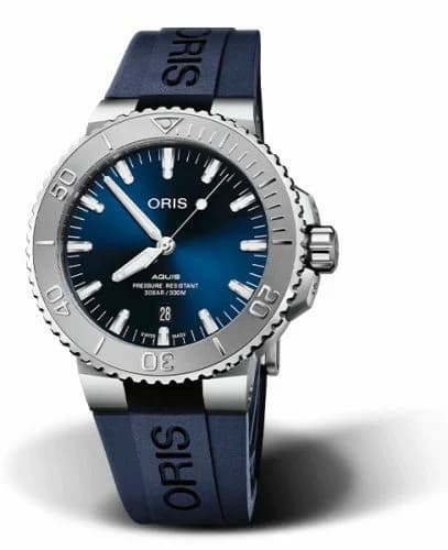 Oris Aquis Date 43.5 Bucherer Blue 01 733 7730 4115-Set — фото часов Oris Aquis Date 43.5 Bucherer Blue 01 733 7730 4115-Set — фото часов