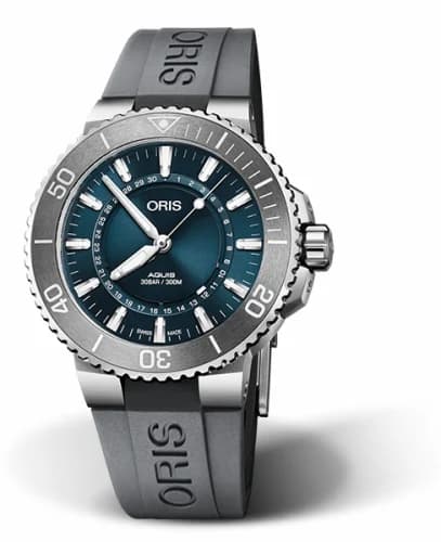 Oris Aquis Date 43.5 Source of Life Limited Edition / Rubber 01 733 7730 4125-Set RS — фото часов Oris Aquis Date 43.5 Source of Life Limited Edition / Rubber 01 733 7730 4125-Set RS — фото часов