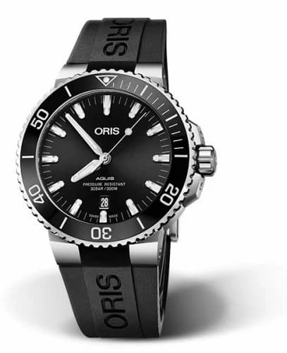Oris Aquis Date 43.5 Stainless Steel / Black / Rubber 01 733 7730 4134-07 4 24 64EB — фото часов Oris Aquis Date 43.5 Stainless Steel / Black / Rubber 01 733 7730 4134-07 4 24 64EB — фото часов