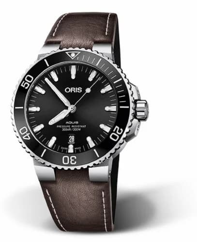 Oris Aquis Date 43.5 Stainless Steel / Black / Calf 01 733 7730 4134-07 5 24 10EB — фото часов Oris Aquis Date 43.5 Stainless Steel / Black / Calf 01 733 7730 4134-07 5 24 10EB — фото часов