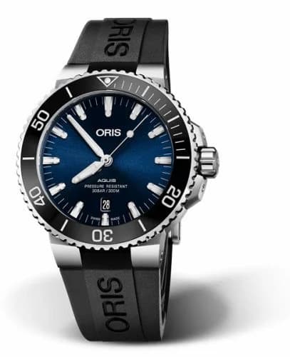 Oris Aquis Date 43 Stainless Steel / Blue / Rubber 01 733 7730 4135-07 4 24 64EB — фото часов Oris Aquis Date 43 Stainless Steel / Blue / Rubber 01 733 7730 4135-07 4 24 64EB — фото часов