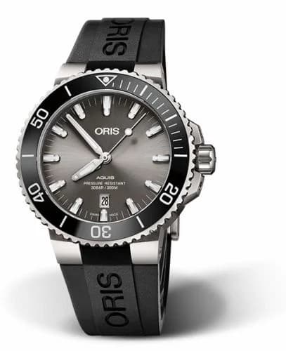 Oris Aquis Date 43.5 Titanium / Grey / Rubber 01 733 7730 7153-07 4 24 64TEB — фото часов Oris Aquis Date 43.5 Titanium / Grey / Rubber 01 733 7730 7153-07 4 24 64TEB — фото часов