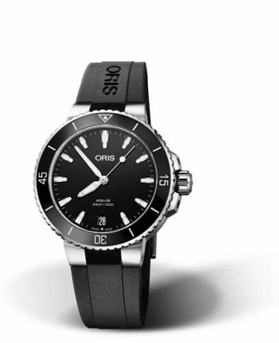 Oris Aquis Date 36.5mm Stainless Steel / Black / Rubber 01 733 7731 4154-07 4 18 64FC — фото часов Oris Aquis Date 36.5mm Stainless Steel / Black / Rubber 01 733 7731 4154-07 4 18 64FC — фото часов