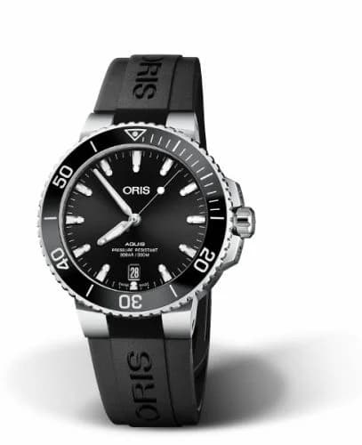Oris Aquis Date 39.5 Stainless Steel / Black / Rubber 01 733 7732 4134-07 4 21 64FC — фото часов Oris Aquis Date 39.5 Stainless Steel / Black / Rubber 01 733 7732 4134-07 4 21 64FC — фото часов