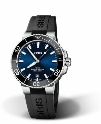 Oris Aquis Date 39.5 Stainless Steel / Blue / Rubber 01 733 7732 4135-07 4 21 64FC — фото часов Oris Aquis Date 39.5 Stainless Steel / Blue / Rubber 01 733 7732 4135-07 4 21 64FC — фото часов