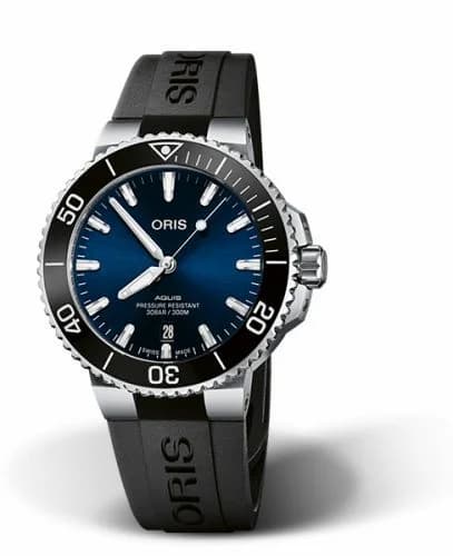 Oris Aquis Date 41.5 Stainless Steel / Blue / Rubber 01 733 7766 4135-07 4 22 64FC — фото часов Oris Aquis Date 41.5 Stainless Steel / Blue / Rubber 01 733 7766 4135-07 4 22 64FC — фото часов