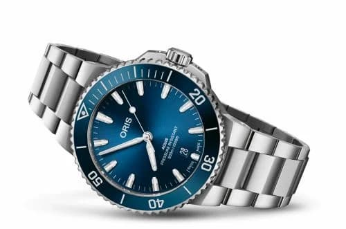 Oris Aquis Date 41.5 Stainless Steel / Blue / Bracelet 01 733 7787 4135-07 8 22 04PEB