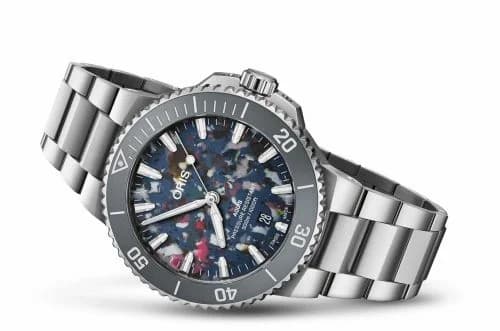 Oris Aquis Date 41.5 Stainless Steel / Upcycle 01 733 7787 4150-07 8 22 04PEB — фото часов Oris Aquis Date 41.5 Stainless Steel / Upcycle 01 733 7787 4150-07 8 22 04PEB — фото часов