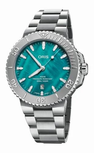 Oris Aquis Date 43.5 New York Harbor Limited Edition II 01 733 7789 4187-Set — фото часов Oris Aquis Date 43.5 New York Harbor Limited Edition II 01 733 7789 4187-Set — фото часов