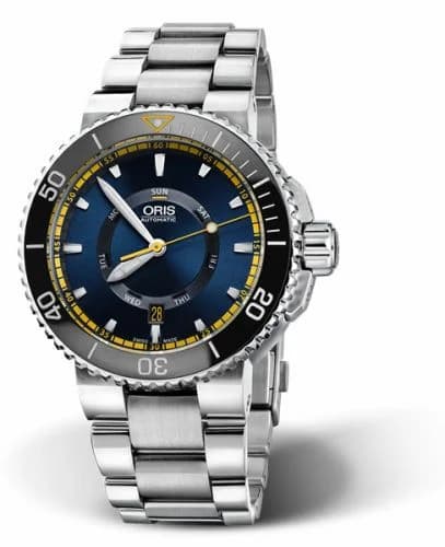 Oris Aquis Great Barrier Reef Limited Edition II / Bracelet 01 735 7673 4185-Set MB — фото часов Oris Aquis Great Barrier Reef Limited Edition II / Bracelet 01 735 7673 4185-Set MB — фото часов