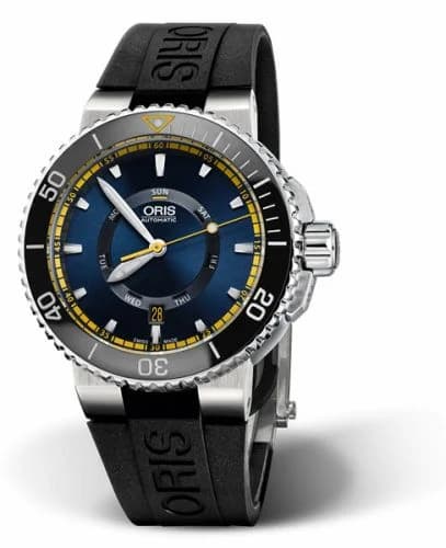 Oris Aquis Great Barrier Reef Limited Edition II / Rubber 01 735 7673 4185-Set RS — фото часов Oris Aquis Great Barrier Reef Limited Edition II / Rubber 01 735 7673 4185-Set RS — фото часов