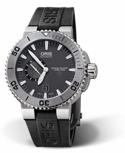 Oris Aquis Titan Small Second - Date Titanium / Grey / Rubber 01 743 7664 7253-07 4 26 34TEB — фото часов Oris Aquis Titan Small Second - Date Titanium / Grey / Rubber 01 743 7664 7253-07 4 26 34TEB — фото часов