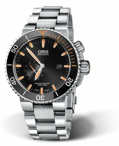 Oris Aquis Carlos Coste Limited Edition IV / Bracelet 01 743 7709 7184-Set MB — фото часов Oris Aquis Carlos Coste Limited Edition IV / Bracelet 01 743 7709 7184-Set MB — фото часов