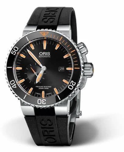 Oris Aquis Carlos Coste Limited Edition IV / Rubber 01 743 7709 7184-Set RS — фото часов Oris Aquis Carlos Coste Limited Edition IV / Rubber 01 743 7709 7184-Set RS — фото часов