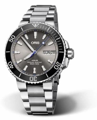 Oris Aquis Big Day Date 45.5 Hammerhead / Bracelet 01 752 7733 4183-Set MB — фото часов Oris Aquis Big Day Date 45.5 Hammerhead / Bracelet 01 752 7733 4183-Set MB — фото часов
