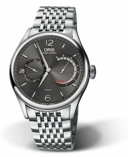 Oris Artelier Calibre 111 Stainless Steel / Grey / Bracelet 01 111 7700 4063-Set 8 23 79 — фото часов Oris Artelier Calibre 111 Stainless Steel / Grey / Bracelet 01 111 7700 4063-Set 8 23 79 — фото часов