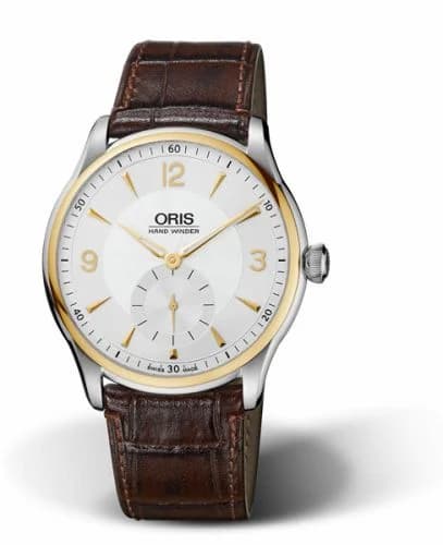 Oris Artelier Hand Winding Small Second 40 Stainless Steel - Yellow Gold / Silver 01 396 7580 4351-07 5 21 05