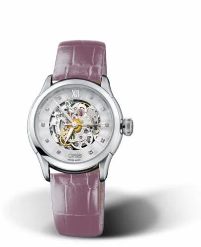 Oris Artelier Skeleton 31 Diamonds Stainless Steel 01 560 7604 4019-07 5 16 62FC — фото часов Oris Artelier Skeleton 31 Diamonds Stainless Steel 01 560 7604 4019-07 5 16 62FC — фото часов