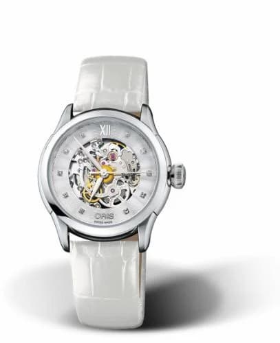 Oris Artelier Skeleton 31 Diamonds Stainless Steel 01 560 7604 4019-07 5 16 67FC
