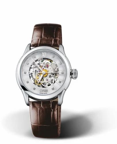 Oris Artelier Skeleton 31 Diamonds Stainless Steel 01 560 7604 4019-07 5 16 70FC