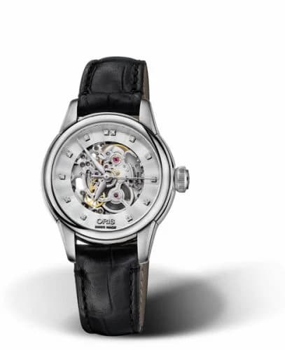Oris Artelier Skeleton 31 Diamonds Stainless Steel 01 560 7687 4019-07 5 14 60FC