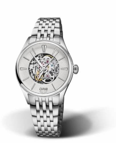 Oris Artelier Skeleton 33 Stainless Steel / Bracelet 01 560 7724 4051-07 8 17 79 — фото часов Oris Artelier Skeleton 33 Stainless Steel / Bracelet 01 560 7724 4051-07 8 17 79 — фото часов