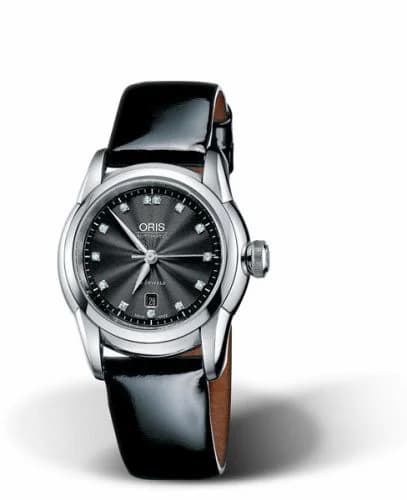 Oris Artelier Date Diamonds 31 Stainless Steel / Black 01 561 7548 4094-07 5 16 46 — фото часов Oris Artelier Date Diamonds 31 Stainless Steel / Black 01 561 7548 4094-07 5 16 46 — фото часов