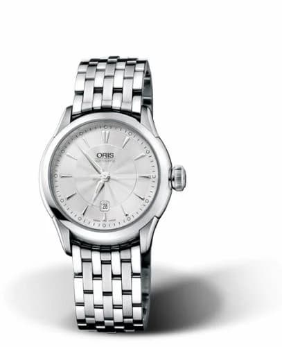 Oris Artelier Date 31 Stainless Steel / Silver / Bracelet 01 561 7604 4031-07 8 16 73 — фото часов Oris Artelier Date 31 Stainless Steel / Silver / Bracelet 01 561 7604 4031-07 8 16 73 — фото часов
