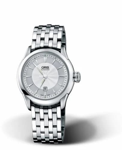 Oris Artelier Date 31 Stainless Steel / Silver / Bracelet 01 561 7604 4051-07 8 16 73 — фото часов Oris Artelier Date 31 Stainless Steel / Silver / Bracelet 01 561 7604 4051-07 8 16 73 — фото часов