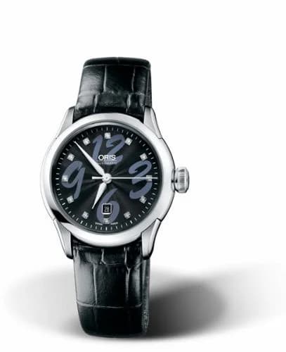 Oris Artelier Date Diamonds 31 Stainless Steel / Black 01 561 7604 4094-07 5 16 71FC — фото часов Oris Artelier Date Diamonds 31 Stainless Steel / Black 01 561 7604 4094-07 5 16 71FC — фото часов