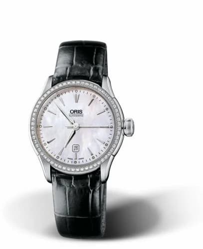 Oris Artelier Date Diamonds 31 Stainless Steel - Diamond / MOP 01 561 7604 4956-07 5 16 71FC — фото часов Oris Artelier Date Diamonds 31 Stainless Steel - Diamond / MOP 01 561 7604 4956-07 5 16 71FC — фото часов