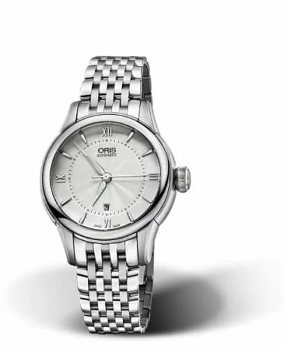 Oris Artelier Date 31 Stainless Steel / Silver / Bracelet 01 561 7687 4071-07 8 14 77 — фото часов Oris Artelier Date 31 Stainless Steel / Silver / Bracelet 01 561 7687 4071-07 8 14 77 — фото часов