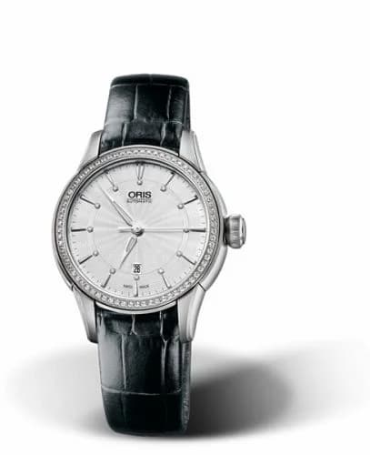 Oris Artelier Date Diamonds 31 Stainless Steel - Diamond / Silver 01 561 7687 4951-07 5 14 60FC — фото часов Oris Artelier Date Diamonds 31 Stainless Steel - Diamond / Silver 01 561 7687 4951-07 5 14 60FC — фото часов
