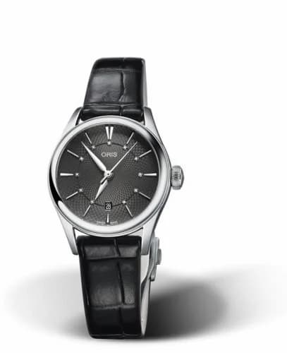 Oris Artelier Date Diamonds 28 Stainless Steel / Grey 01 561 7722 4053-07 5 14 64FC — фото часов Oris Artelier Date Diamonds 28 Stainless Steel / Grey 01 561 7722 4053-07 5 14 64FC — фото часов