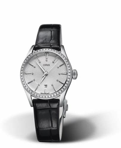 Oris Artelier Date Diamonds 28 Stainless Steel - Diamond / Silver 01 561 7722 4951-07 5 14 64FC — фото часов Oris Artelier Date Diamonds 28 Stainless Steel - Diamond / Silver 01 561 7722 4951-07 5 14 64FC — фото часов