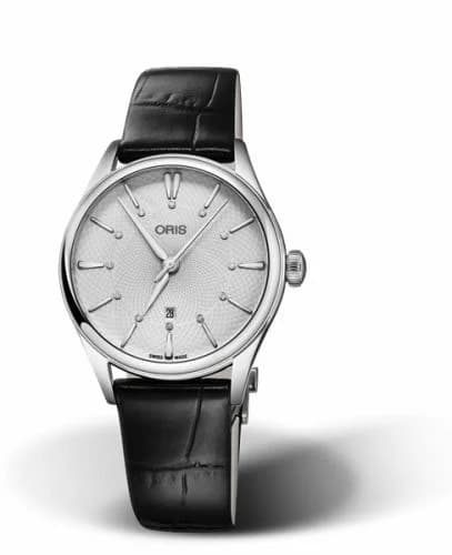 Oris Artelier Date Diamonds 33 Stainless Steel / Silver 01 561 7724 4051-07 5 17 64FC — фото часов Oris Artelier Date Diamonds 33 Stainless Steel / Silver 01 561 7724 4051-07 5 17 64FC — фото часов