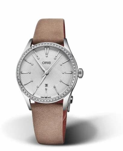 Oris Artelier Date Diamonds 33 Stainless Steel - Diamond / Silver 01 561 7724 4951-07 5 17 33FC — фото часов Oris Artelier Date Diamonds 33 Stainless Steel - Diamond / Silver 01 561 7724 4951-07 5 17 33FC — фото часов