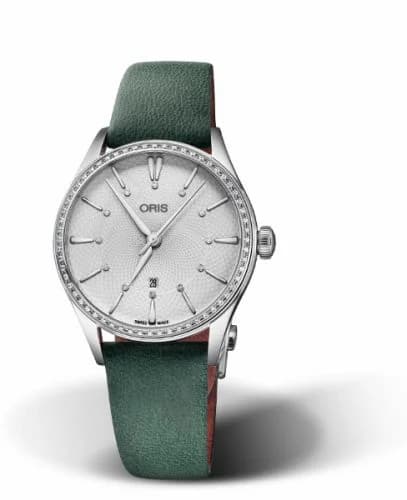 Oris Artelier Date Diamonds 33 Stainless Steel - Diamond / Silver 01 561 7724 4951-07 5 17 35FC — фото часов Oris Artelier Date Diamonds 33 Stainless Steel - Diamond / Silver 01 561 7724 4951-07 5 17 35FC — фото часов