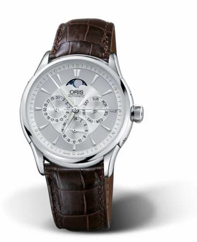 Oris Artelier Complication 40 Stainless Steel / Silver 01 581 7592 4051-07 5 21 70FC — фото часов Oris Artelier Complication 40 Stainless Steel / Silver 01 581 7592 4051-07 5 21 70FC — фото часов